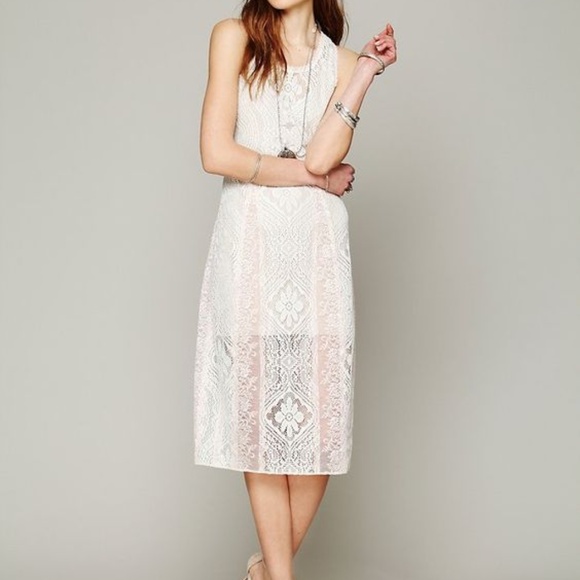 Free People Dresses & Skirts - Free People Lace Miracle Dress XS